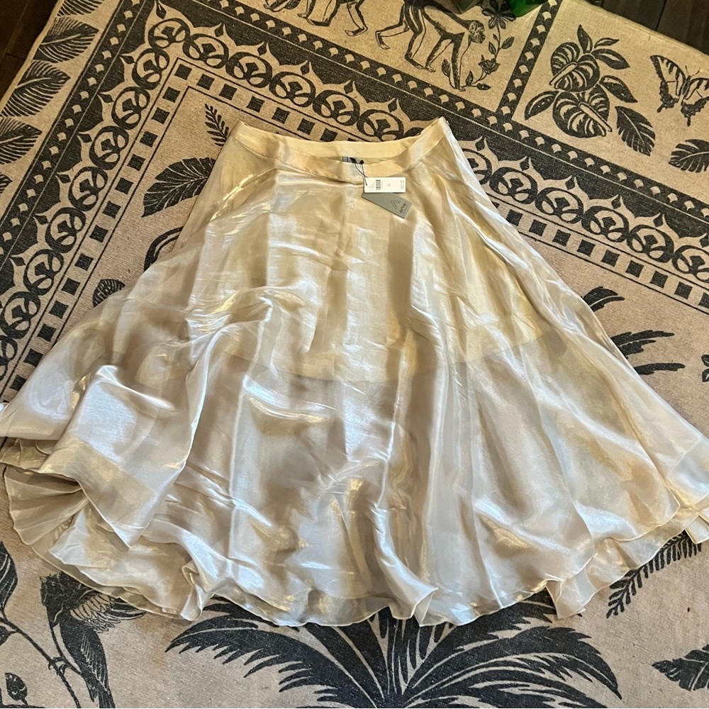 Elegant Champagne Skirt